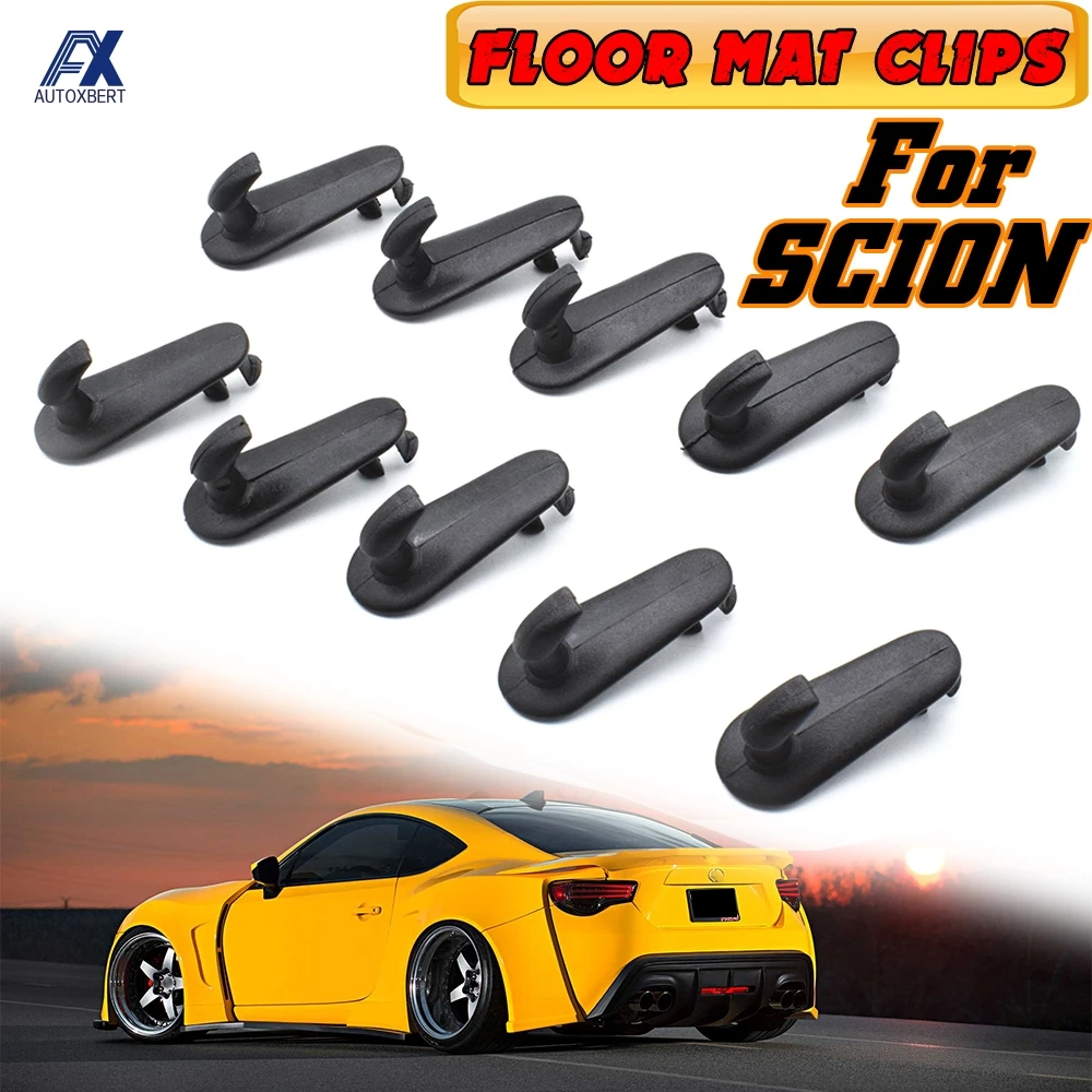 Clips sujeción alfombra para Scion FR-S TC XA XD C-HR