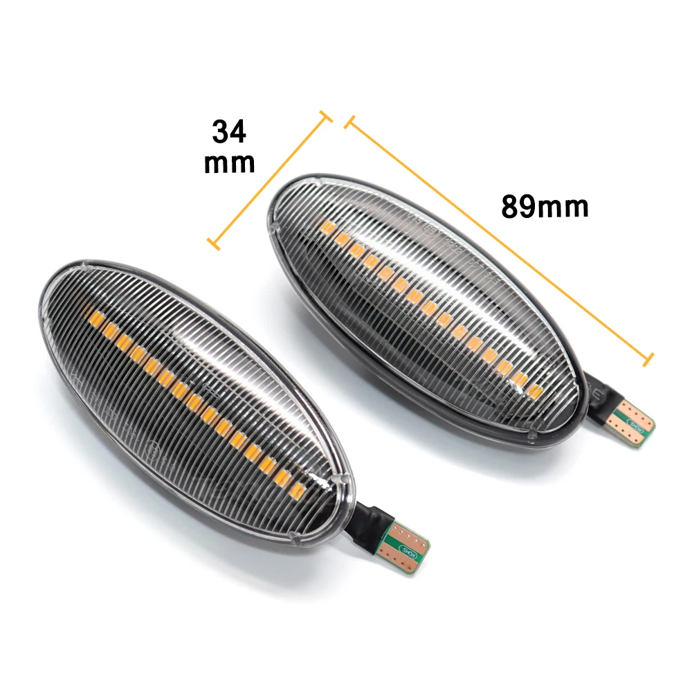 Intermitente lateral LED dinámico para Nissan Navara D22 (1998-2005) - imagen 4