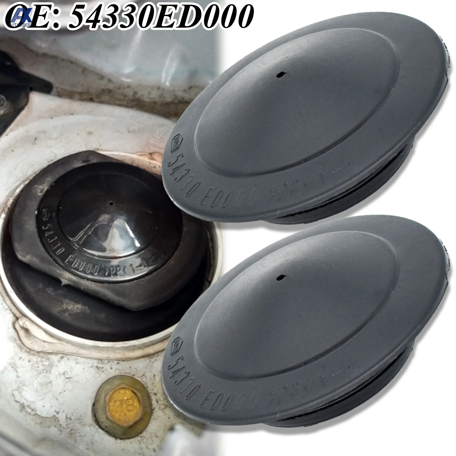 54330ED000 Par cubiertas montaje puntal suspensión delantera Almera G11
