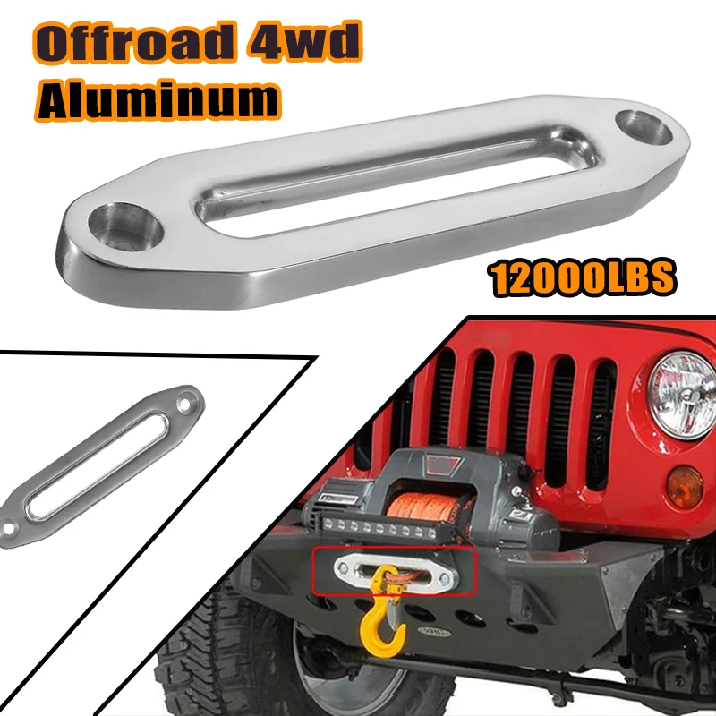 Guía Hawse de aluminio para cabrestante 4x4 con cuerda sintética - imagen 3