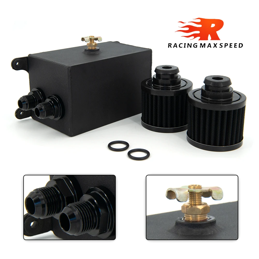 Tanque captador de aceite AN10 universal aluminio - imagen 4