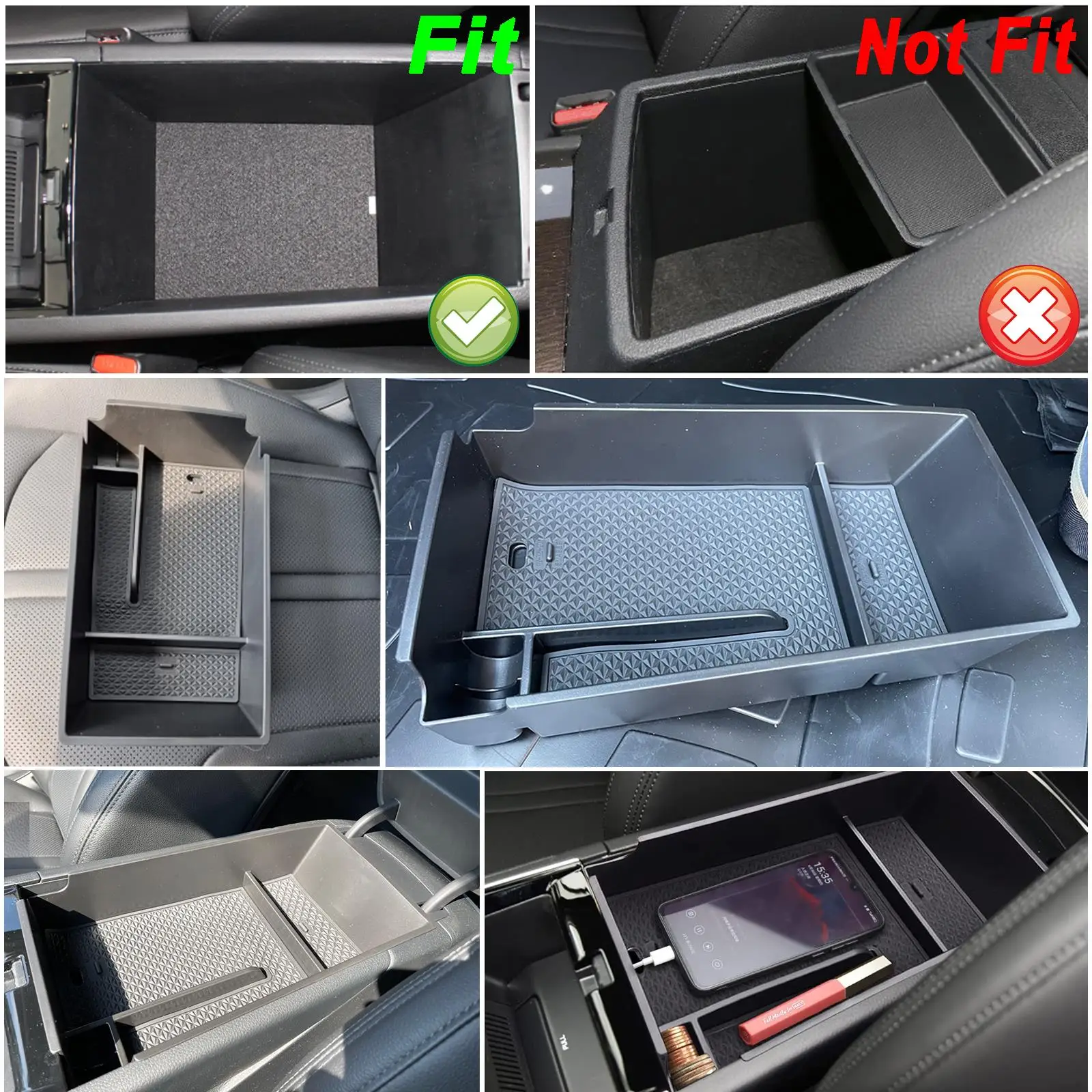Bandeja organizadora consola reposabrazos KIA K5 DL3 Optima 2020-2021 - imagen 2