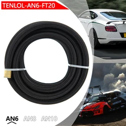 Manguera de combustible PTFE con nailon trenzado interior AN6-AN10