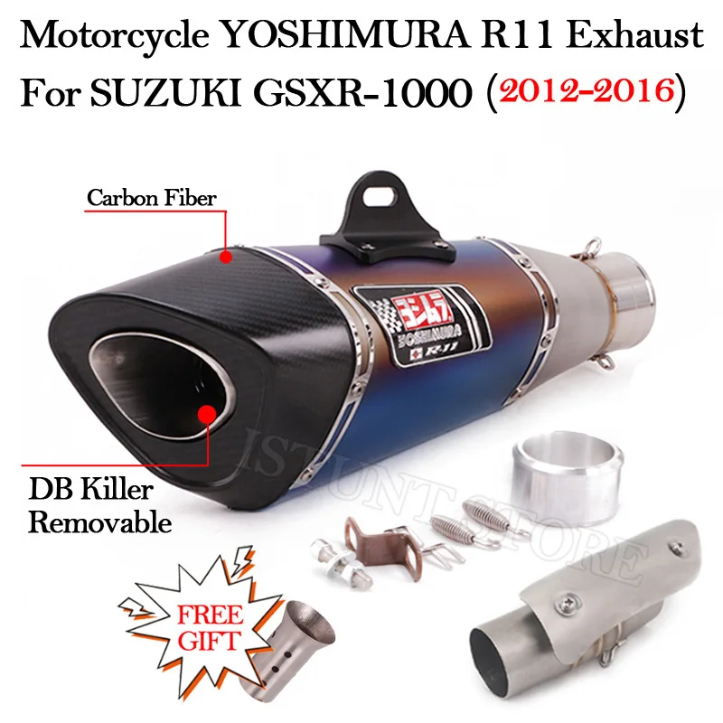 Tubo escape YOSHIMURA R11 DB Killer mod. para Suzuki GSX-R1000 2012-2016 - imagen 5