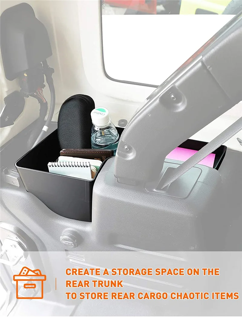 Organizador maletero Jeep Wrangler JL Sahara 2018-2023 – bandeja ABS - imagen 3