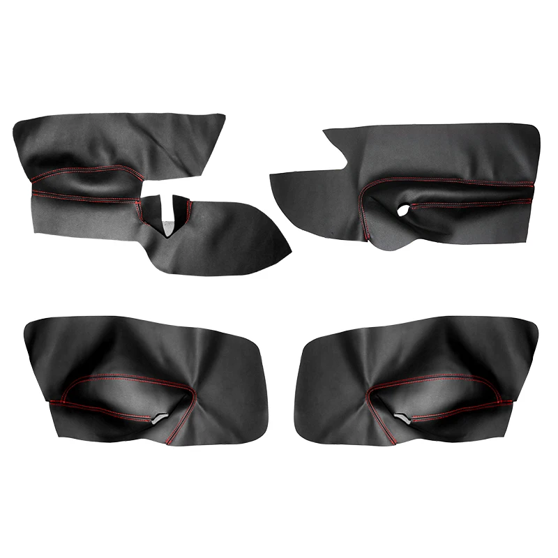Cubierta de panel de puerta en cuero microfibra para VW Golf V Jetta - imagen 2