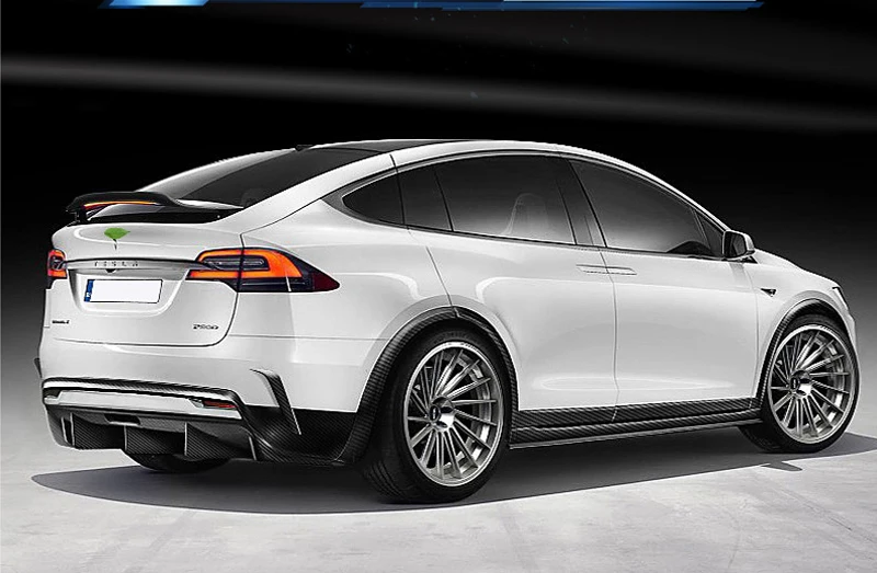 Alerón trasero fibra de carbono Tesla Model X 2016+ Original - imagen 2