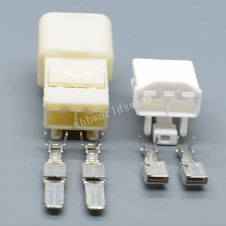 Conector eléctrico Shhworldsea 2 pines 4,8mm – 6098-0325/6098-0323 - imagen 3