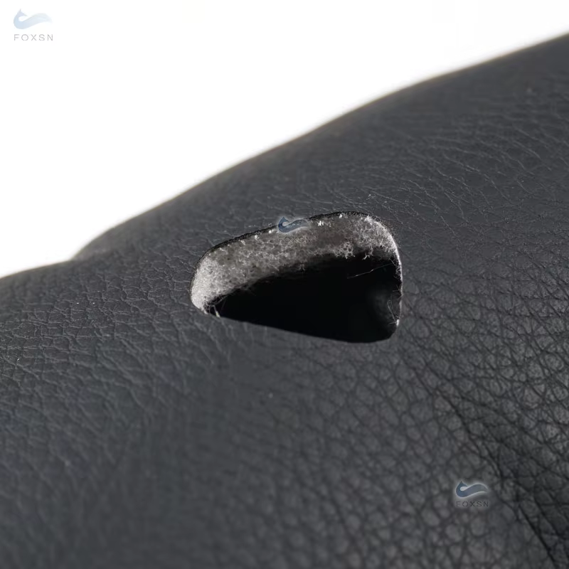 Funda de reposabrazos de cuero PU negro para Honda CR-V 2007-2009 - imagen 3
