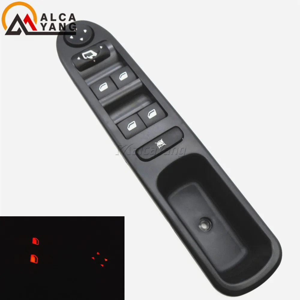Botón de interruptor de elevalunas eléctrico para Citroën C4