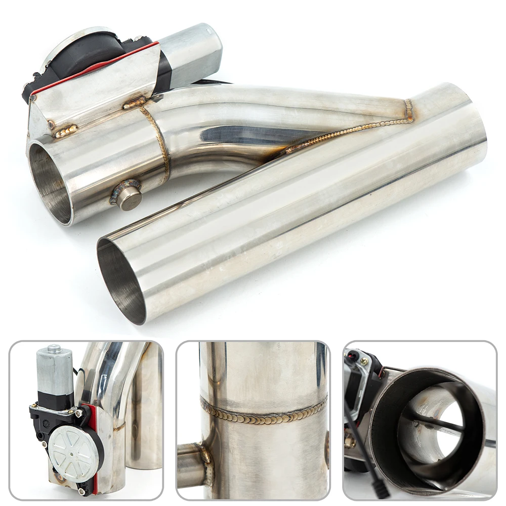 Tubo Y escape inoxidable con válvula de corte eléctrica y mando remoto - imagen 2