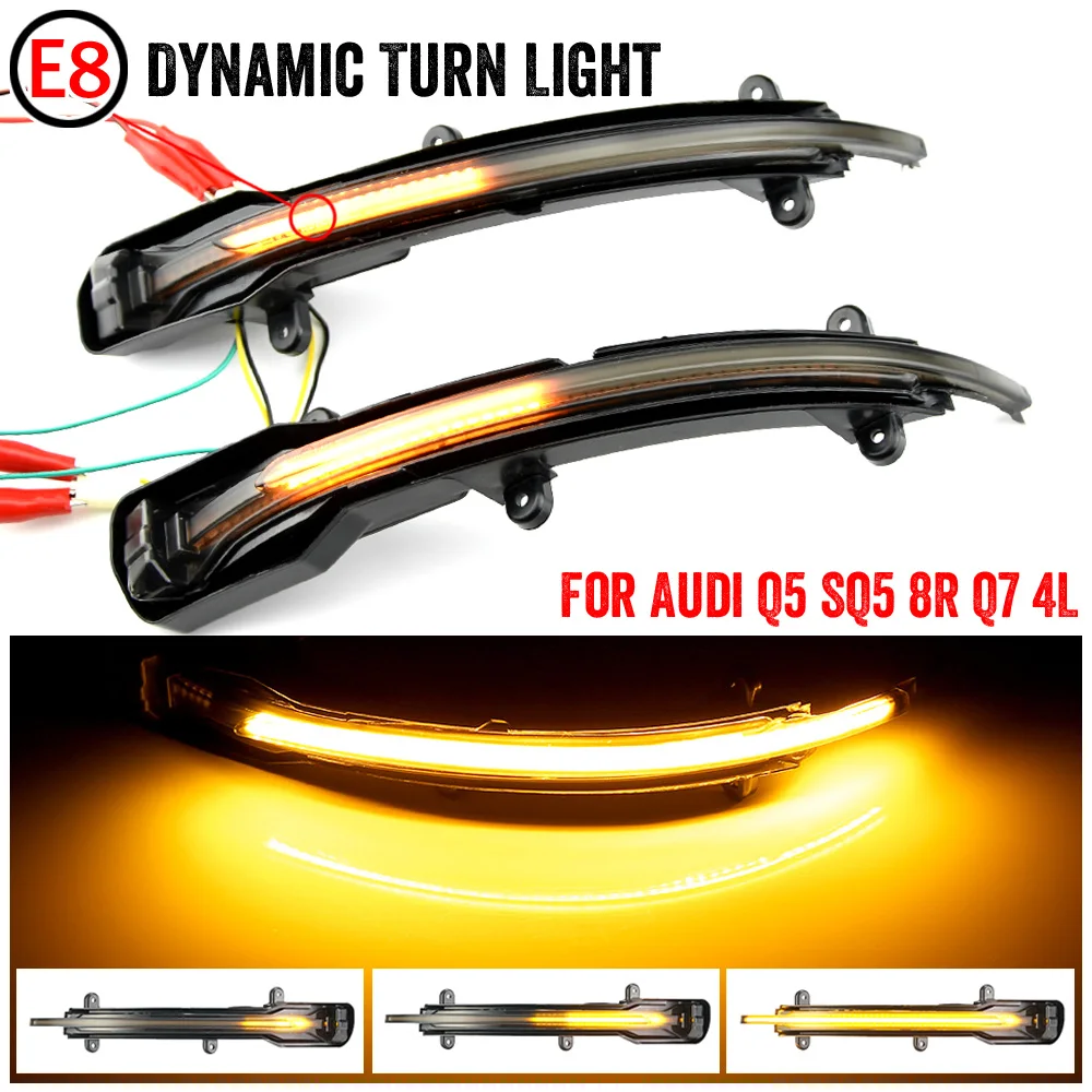 Intermitentes dinámicos LED para retrovisor Audi Q5/SQ5 8R y Q7 4L