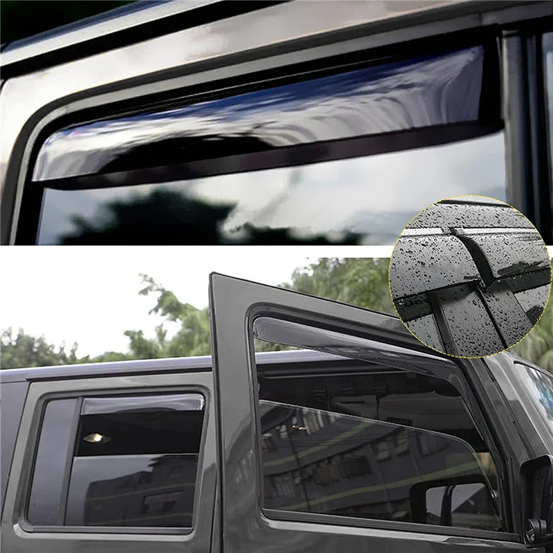 Deflectores de lluvia para ventanillas Jeep Wrangler JL y Gladiator JT - imagen 2