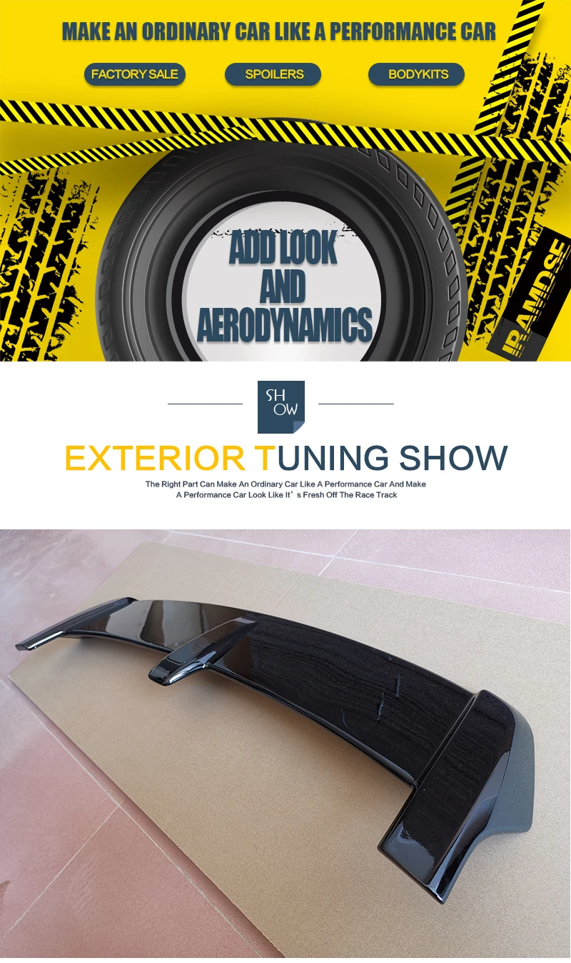 Spoiler trasero de ABS para Honda CR-V 2007-2011
