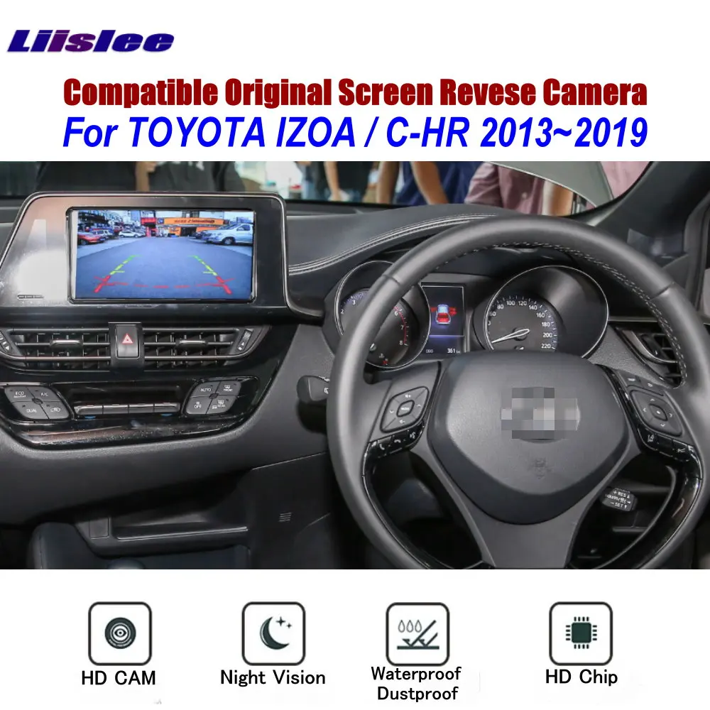 Adaptador de cámara trasera Toyota C-HR 2013-2019 para pantalla OEM