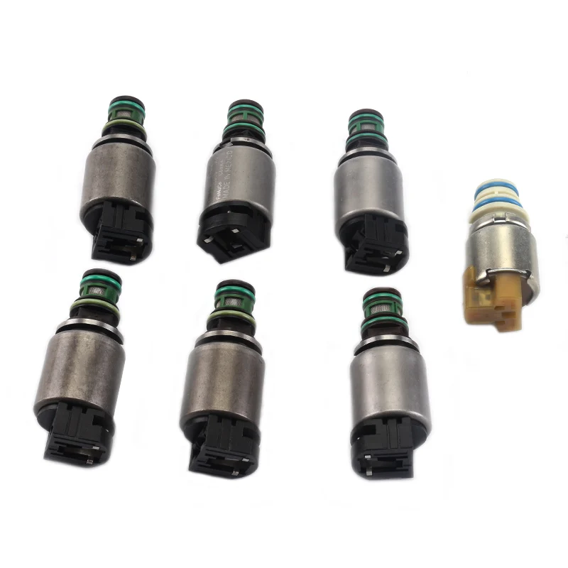 Conjunto de solenoides 6R80 - vista frontal
