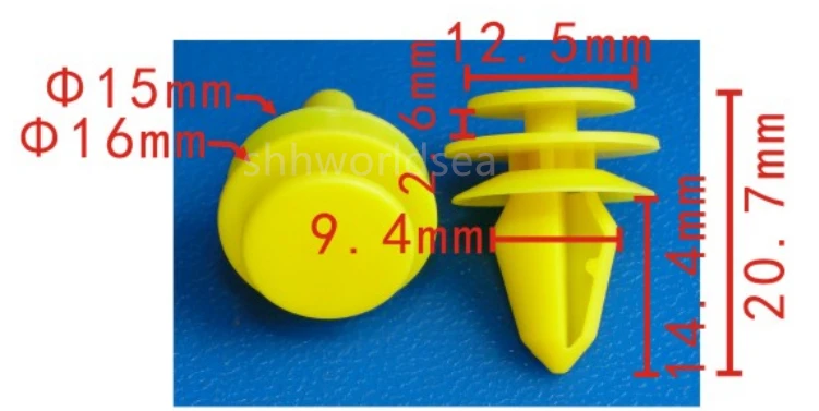 Clip sujetador puerta Chrysler pilar A OEM 68085687AA - imagen 2