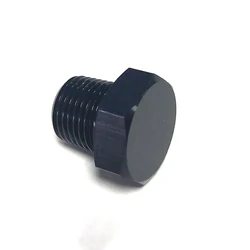 Tapón macho NPT 1/8 racor aluminio combustible