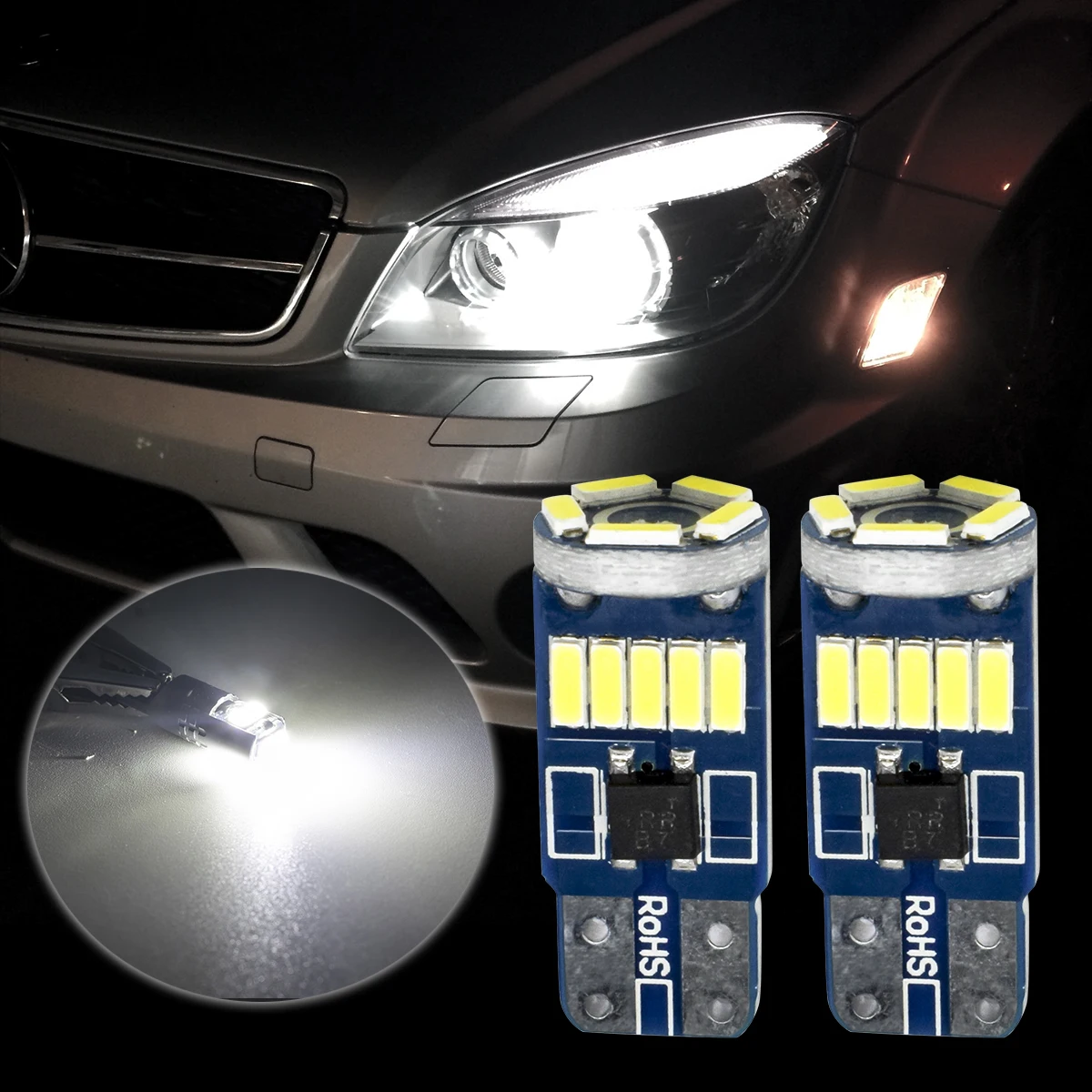 Bombilla LED T10 W5W faro lateral Toyota Prius C/V 2004-2015 - imagen 5