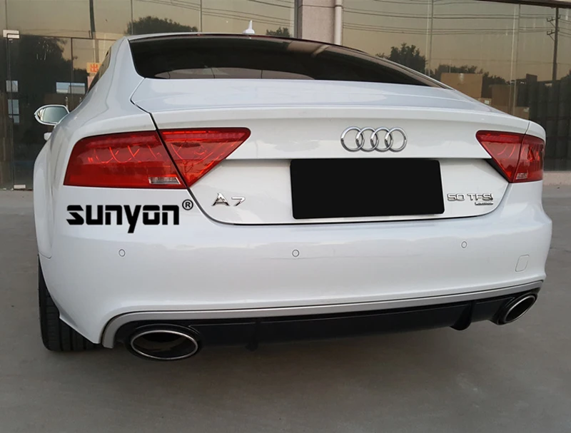 Difusor trasero RS7 para Audi A7 2010-2018 – parachoques aerodinámico - imagen 4