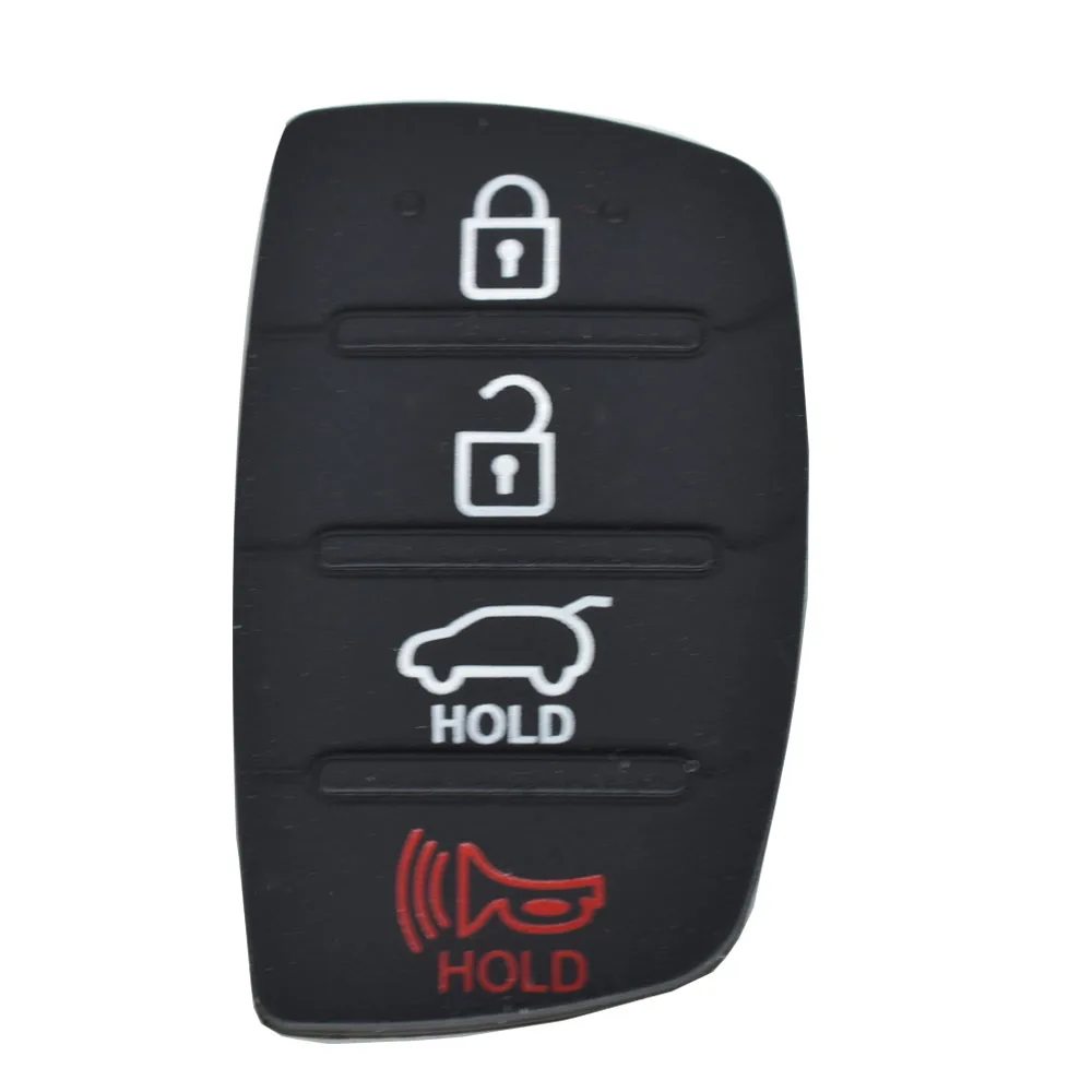 Botonera de goma llave Hyundai Tucson Santa Fe i20 Creta Elantra 3-4 - imagen 4