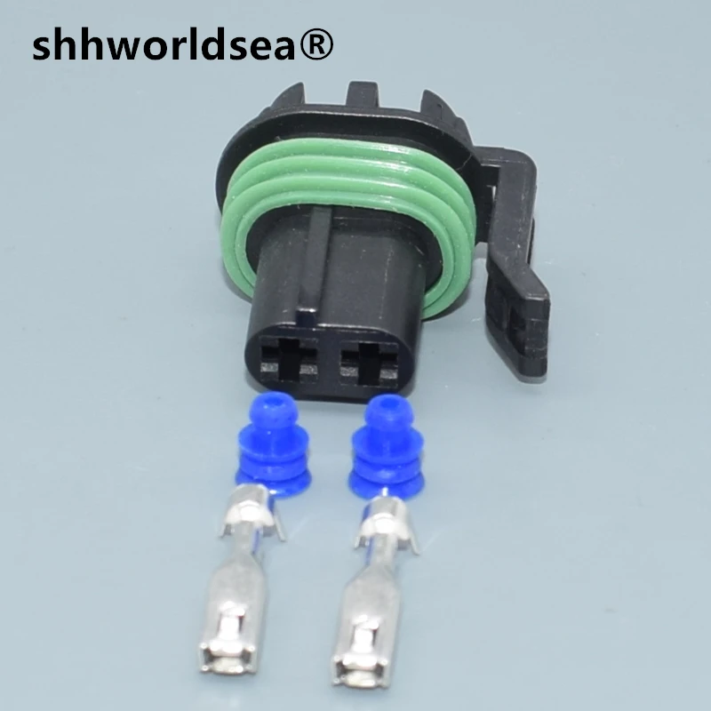 Shhworldsea DJ70280Y-3.5-21 – conector eléctrico hembra de 2 pines - imagen 2