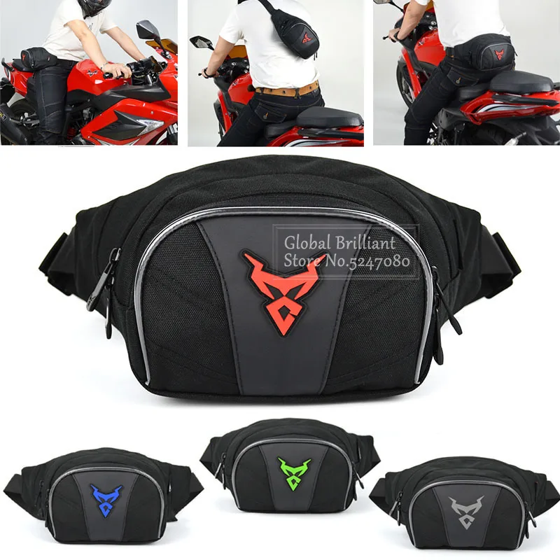 Bolsos de hombro para Motocross, bolso para motocicleta, impermeable, multifunción, cintura, pierna, Cafe Racer, ciclismo, moda, senderismo al aire libre
