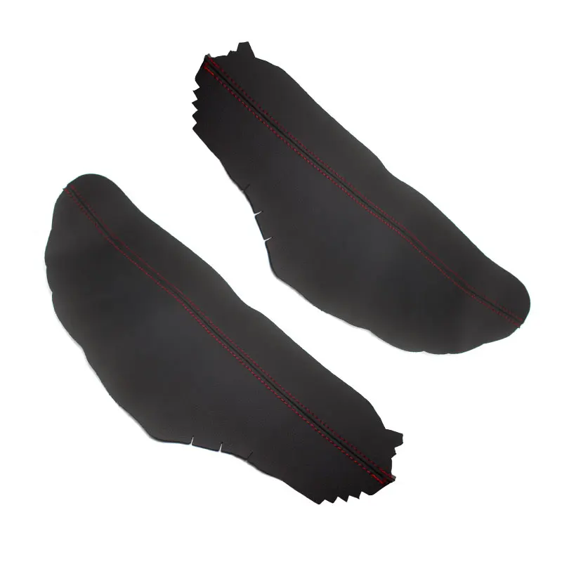 Cubierta de cuero suave para Reposabrazos de puerta de coche, embellecedor de Panel de reposabrazos para Honda Accord 8th Gen Coupe 2008-2012, 2 uds. - imagen 2