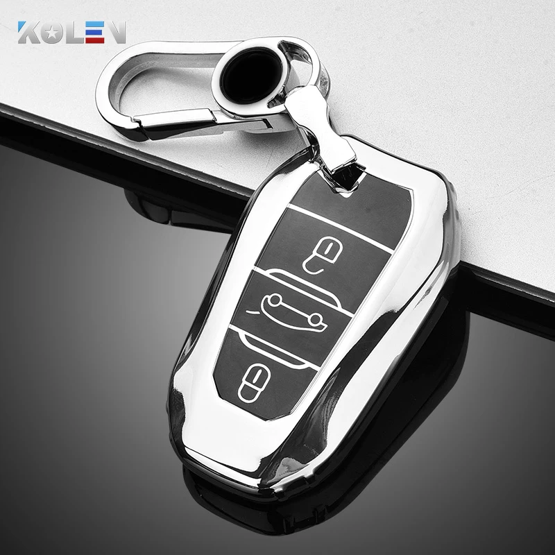 Funda TPU para llave Peugeot 308/408/508 y Citroën C4/C5/DS4