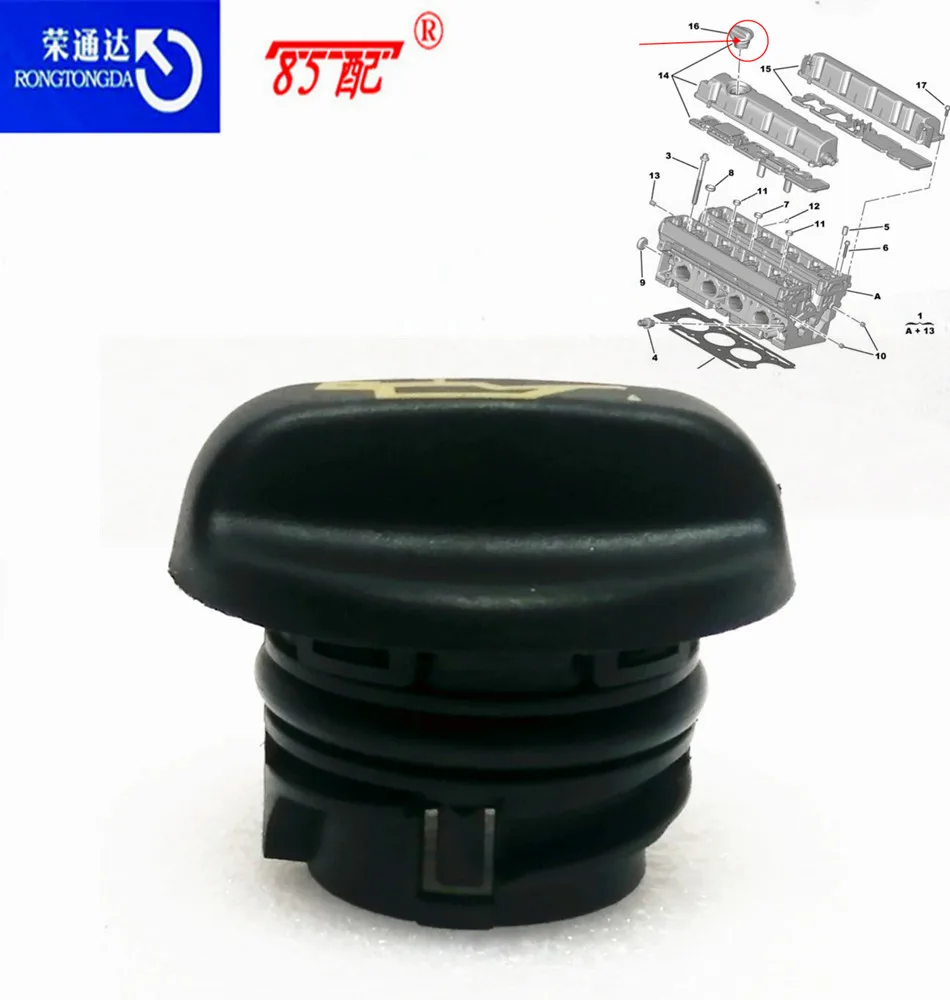 Cubierta para el tapón de llenado de aceite