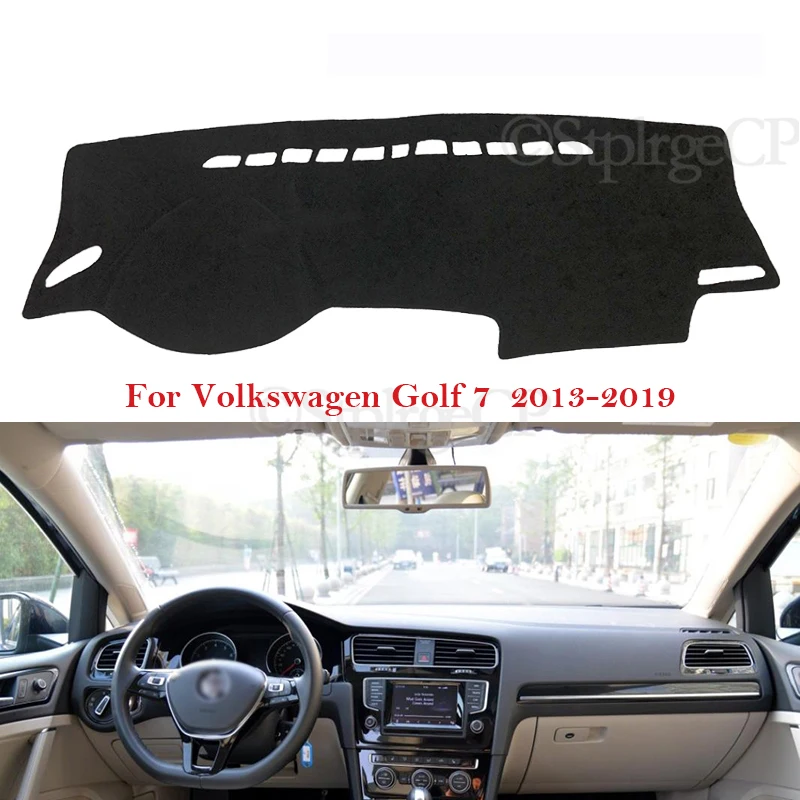 Protector salpicadero VW Golf 7 MK7 2013-2019 almohadilla protectora - imagen 2