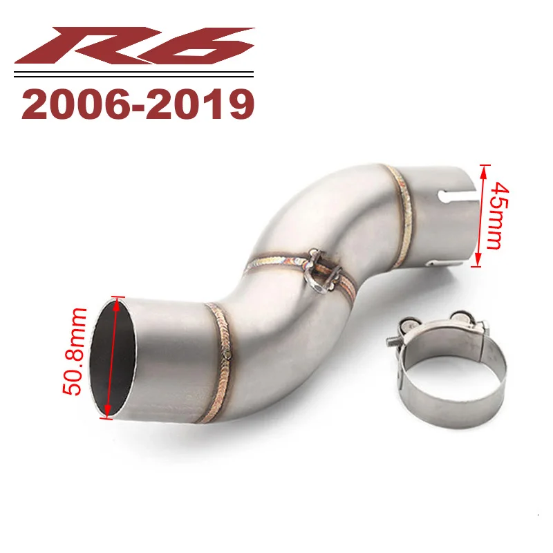 Adaptador tubo enlace medio Yamaha YZF R6 2006-2019