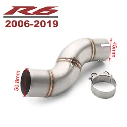 Adaptador tubo enlace medio Yamaha YZF R6 2006-2019