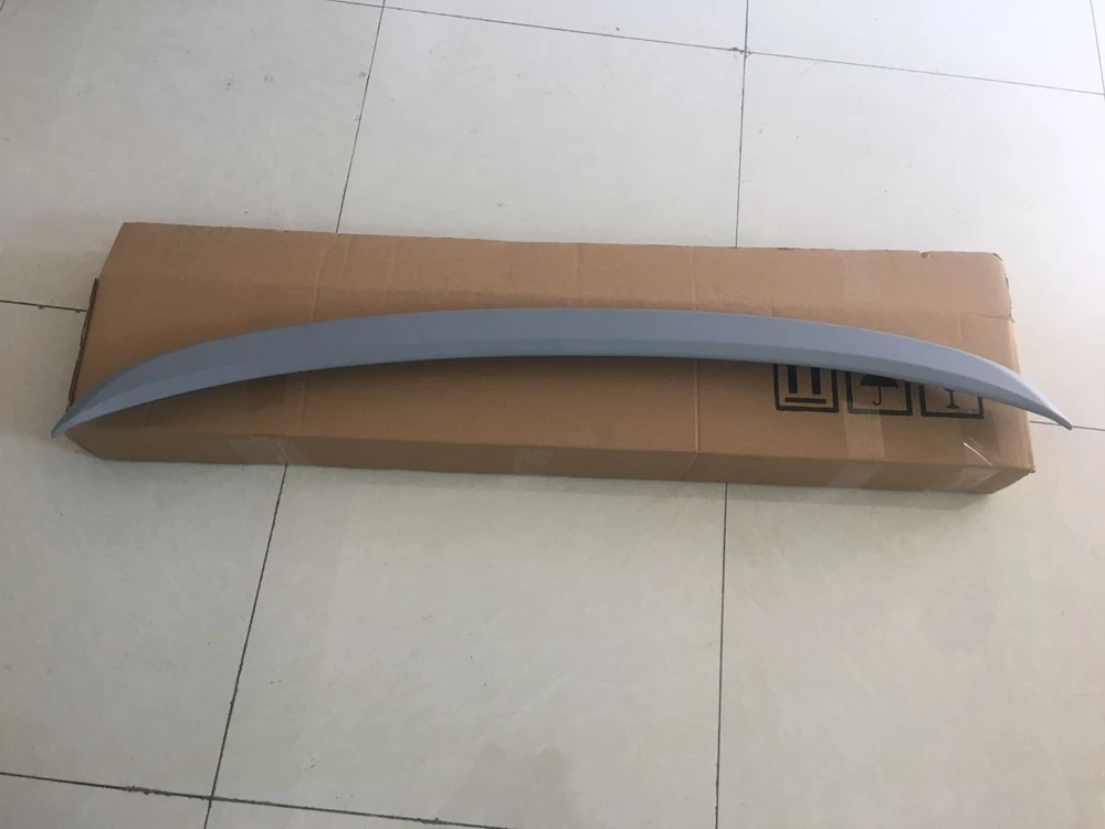 Estilo de coche ABS plástico sin pintar Primer Color techo trasero maletero alerón para Volvo S60 s60l S60L alerón 2012-2017 - imagen 4