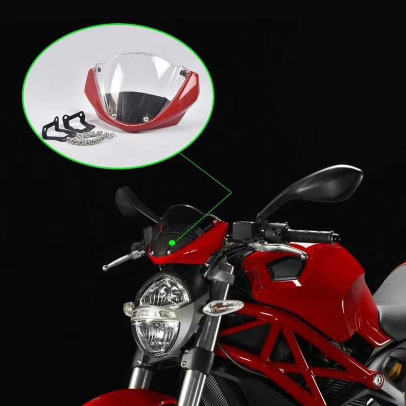 Cubierta Carenado Rojo Ducati Monster 696 795 796 M1100 - imagen 5
