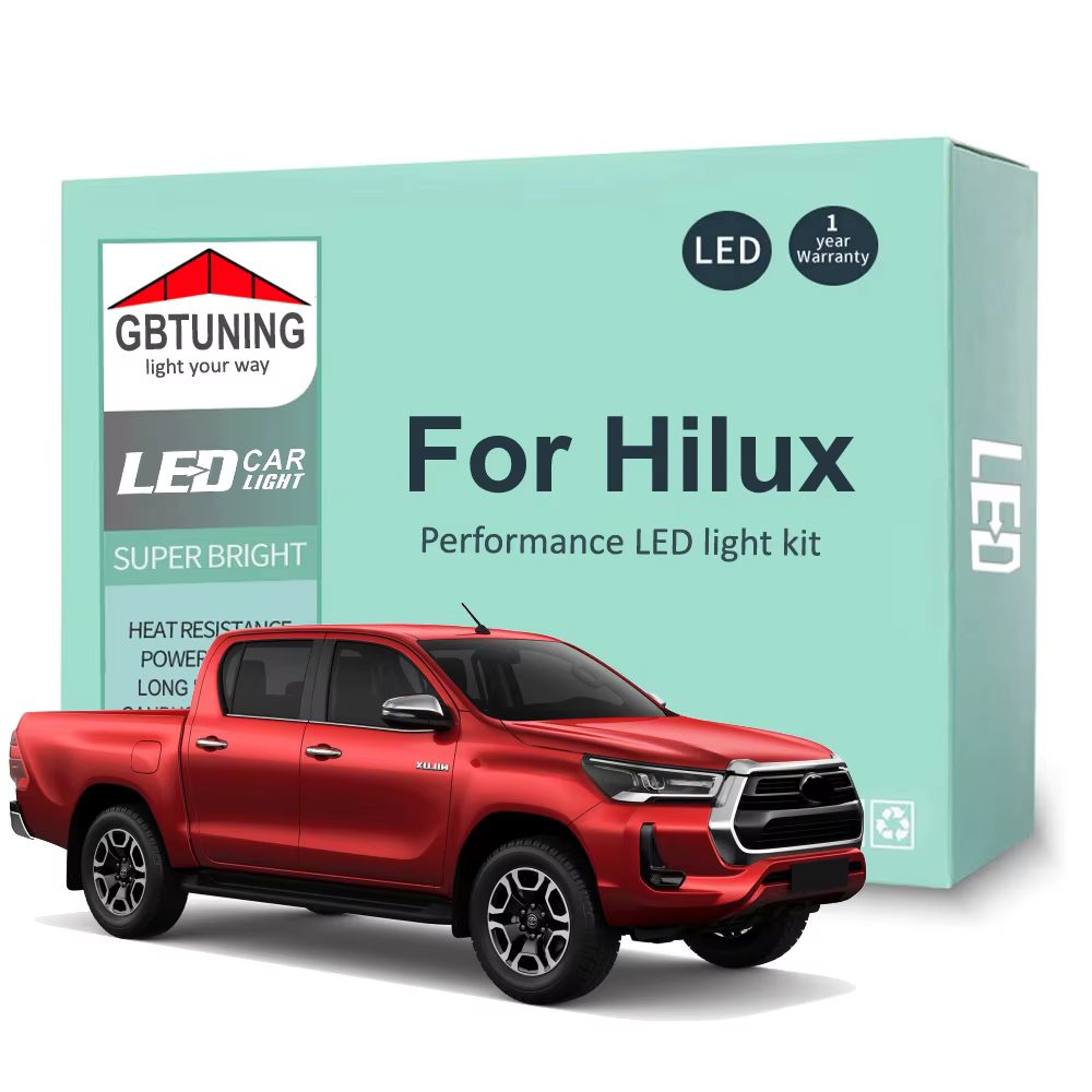 Kit bombillas LED interior Canbus – Toyota Hilux AN120 AN130 2016-2023