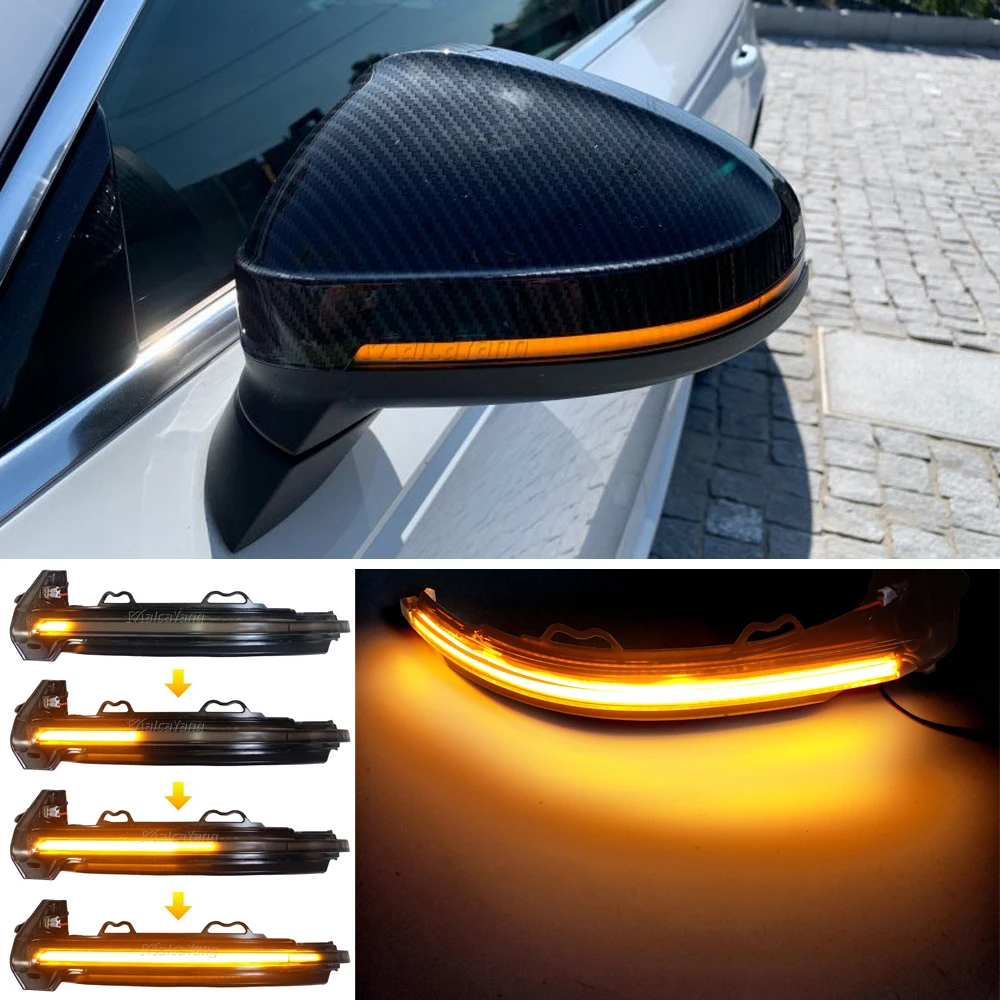 Intermitente LED dinámico de espejo para Audi