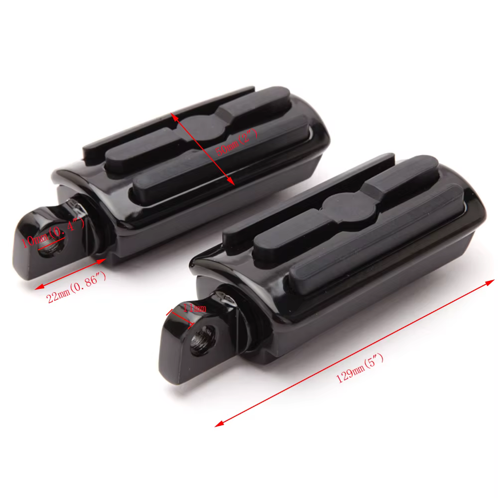 Reposapiés para Harley-Davidson Sportster XL1200R, XL883L, FXDB y VRSCD - imagen 3