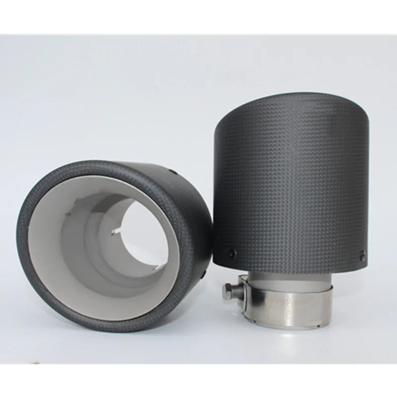 Silenciador de escape con punta de carbono universal - imagen 5