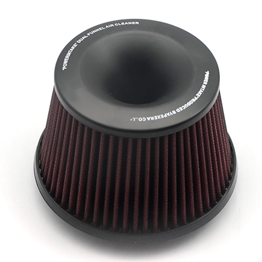 Filtro aire admisión universal 75mm doble cono – sistema intake - imagen 2