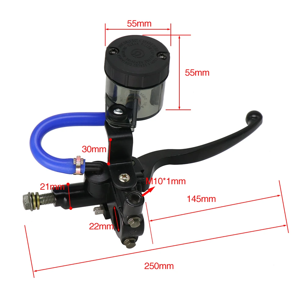 Bomba freno ZSDTRP 22mm con palanca ajustable – Motocicleta LC150 - imagen 2