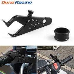 Puño acelerador universal CNC negro para moto – control gas