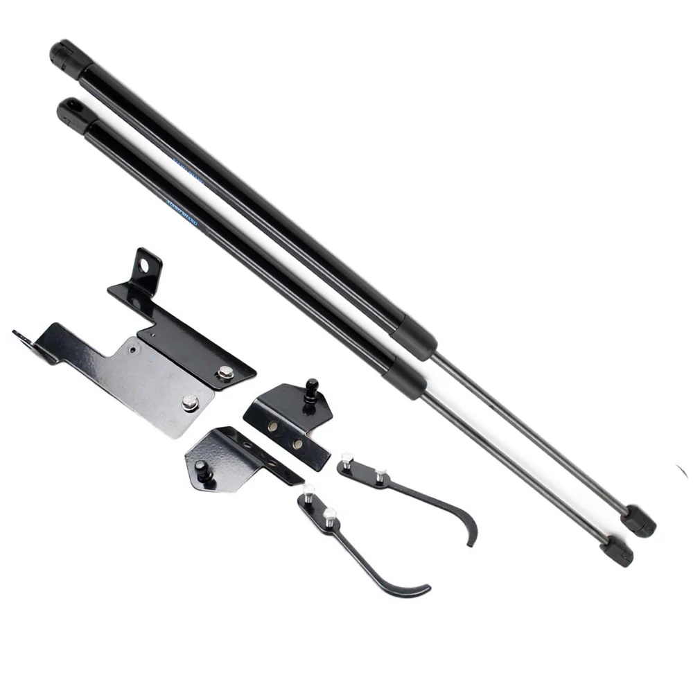 Capó carbono sport Jeep Wrangler JK 2006-2018 puntales gas - imagen 5
