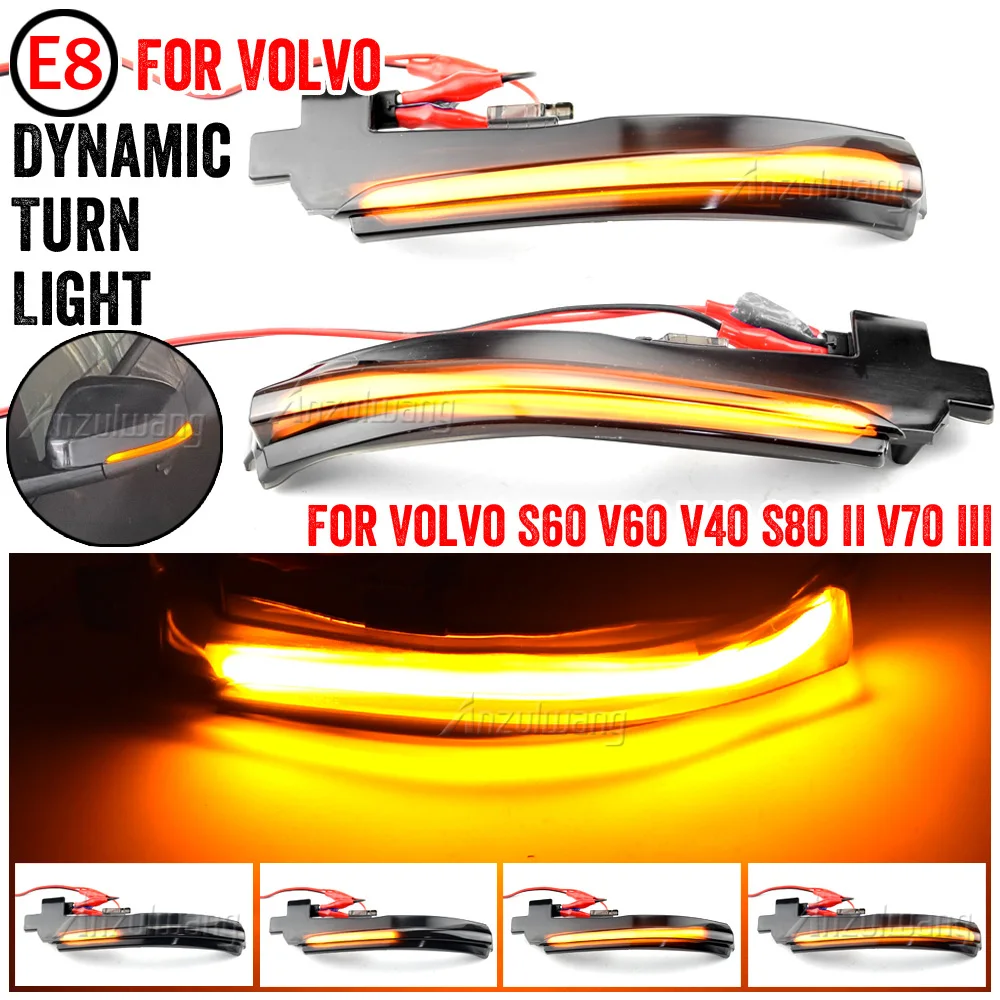 Kit intermitente LED dinámico secuencial Volvo S60 S80 V70