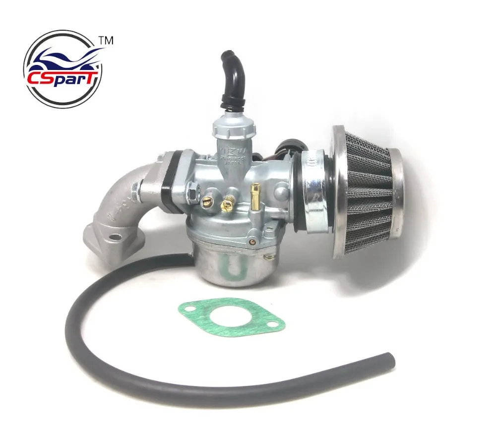 PZ19-Tubo de admisión de carburador de 19mm, filtro de aire de combustible, 50cc, 70cc, 90cc, 110cc, 125cc, Quad ATV, Taotao, Sunl, newoke
