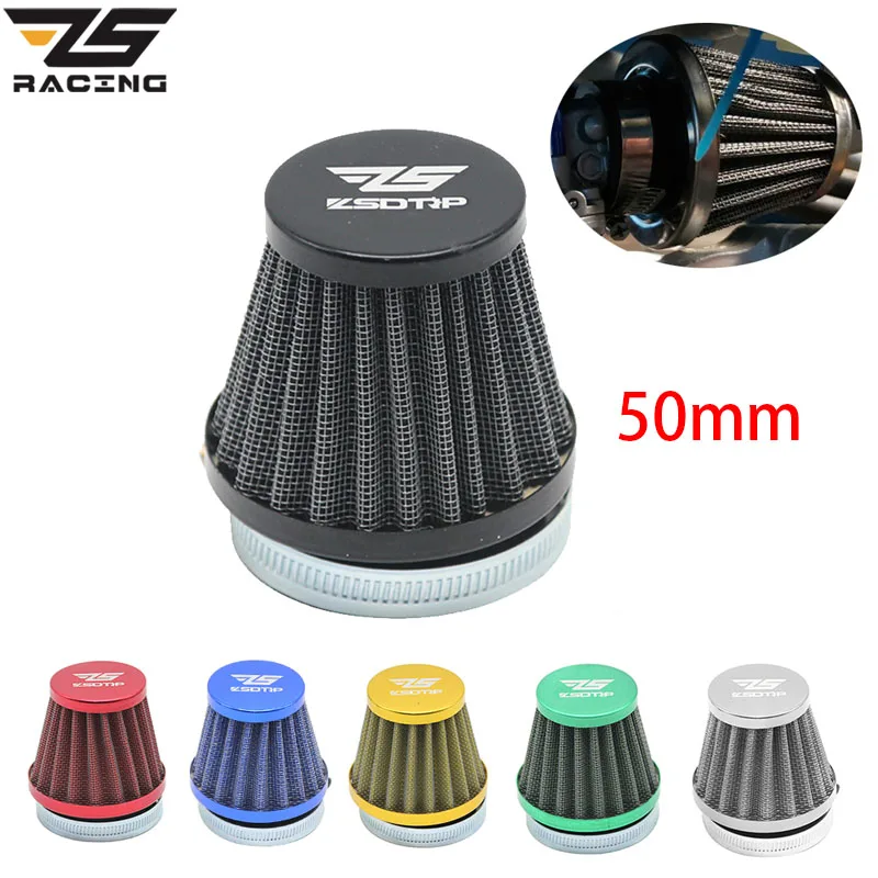 Filtro aire carburador ZS Racing 50mm para Quad