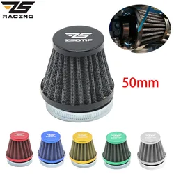 Filtro aire carburador ZS Racing 50mm para Quad