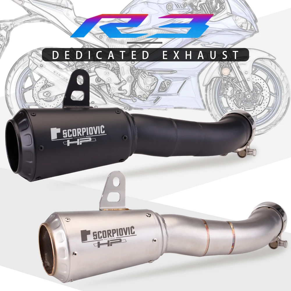 Silenciador de escape Yamaha YZF-R3, YZF-R25 y MT-03 2015-2018 - imagen 3