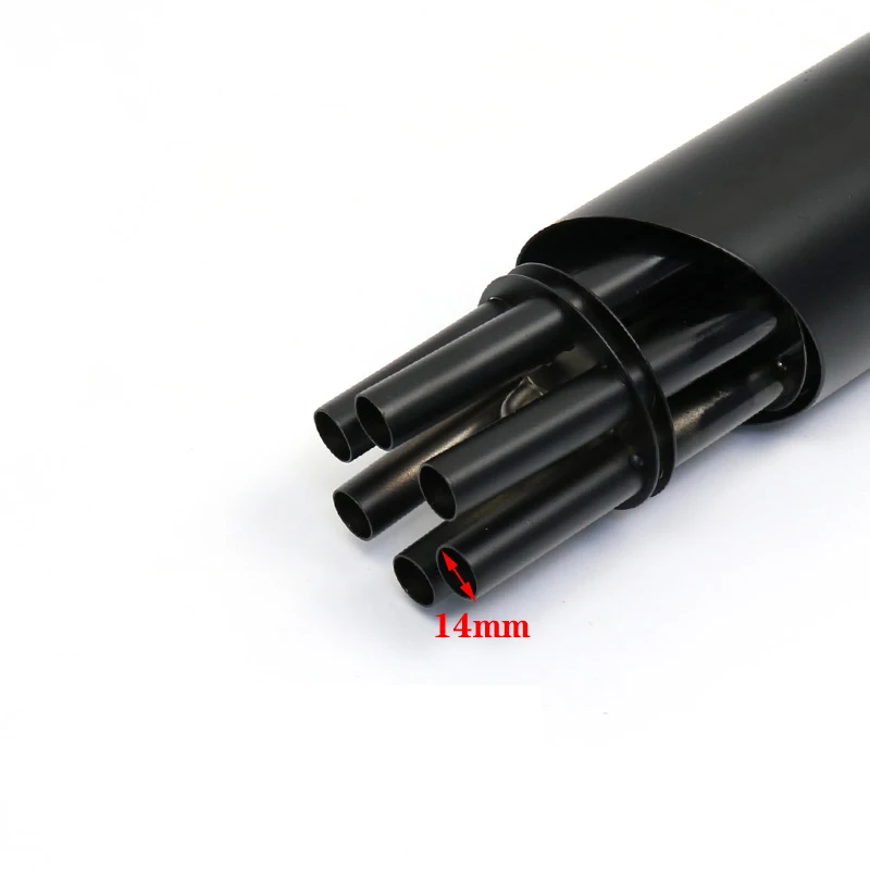Silenciador de escape universal moto acero inoxidable Gatling negro - imagen 4