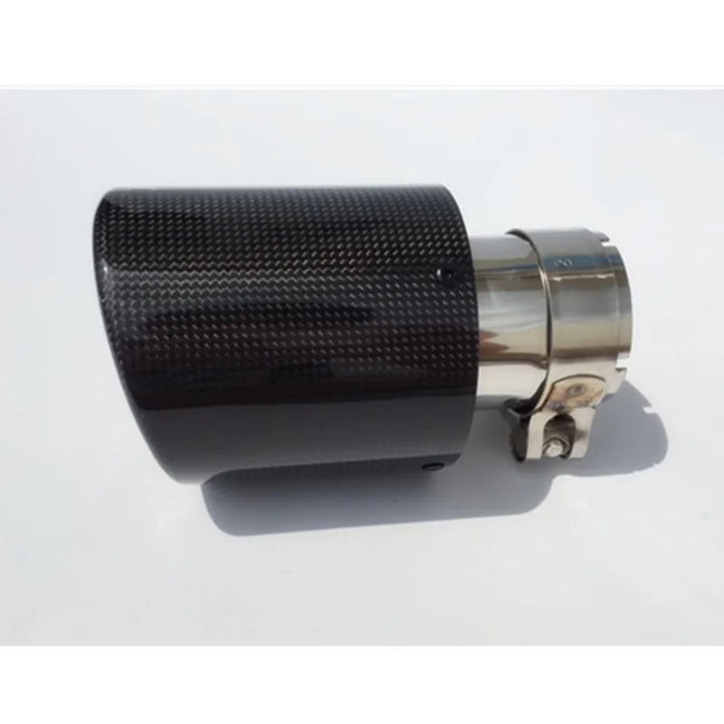 Silenciador trasero universal fibra de carbono 63-101mm - escape coche - imagen 4